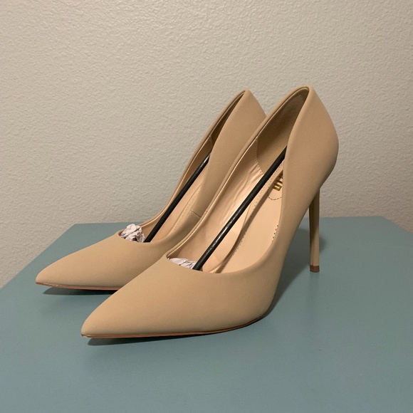 Sheln Shoes - Cream High Heel Shoes